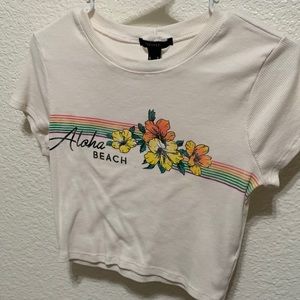 F21 Aloha Beach Crop Top * Final Sale